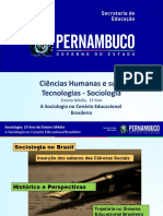 A Sociologia No Cenário Educacional Brasileiro
