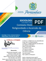 Contexto Histórico - Religiosidade e Ascensão Da Ciência