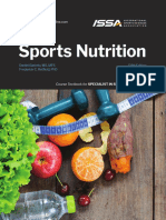 ISSA Sports Nutrition Certification Main Course Textbook
