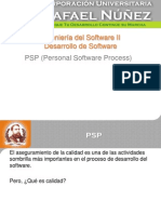 Ingeniería Del Software II Desarrollo de Software: PSP (Personal Software Process)