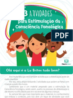 eBook 3 Atividades Para Estimulação Da Consciência Fonológica