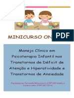 Manejo Clínico em Psicoterapia Infantil para TDAH e Ansiedade