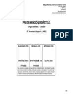 Programacion - Lengua Castellana y Literatura-2 E. Secundaria Obligatoria (LOMCE)