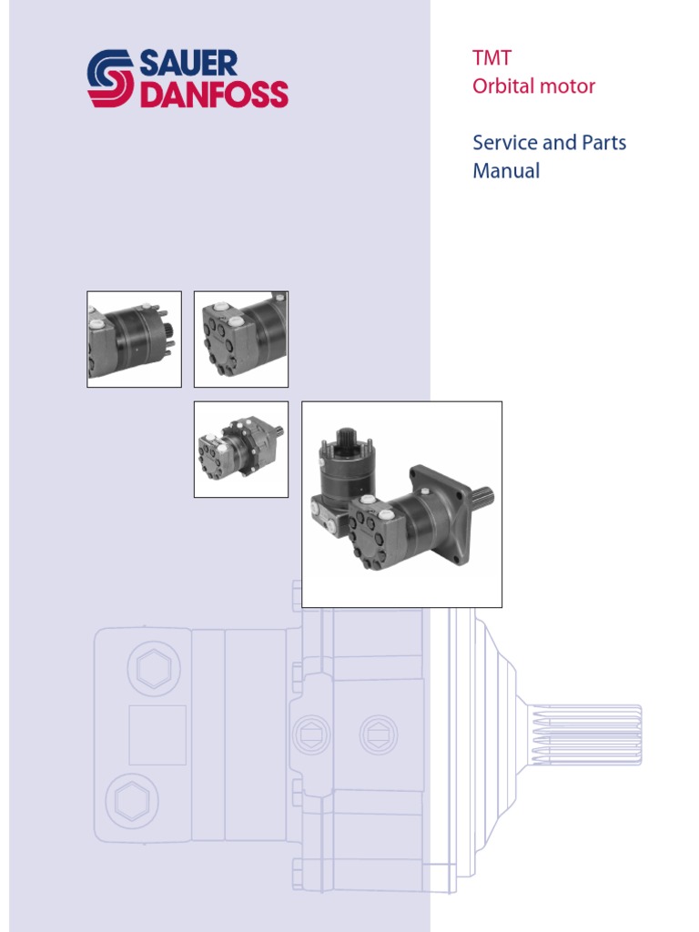 Sauer Danfoss TMT Orbital Motor Service Manual, PDF