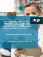 Protocolo Para Efectuar La Atención Farmacéutica en Pacientes Con Sospecha de Coronavirus