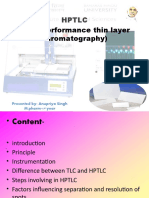 (High Performance Thin Layer Chromatography) : HPTLC