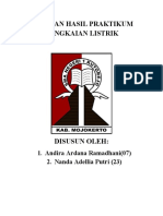 LAPORAN HASIL PRAKTIKUM RANGKAIAN LISTRIK