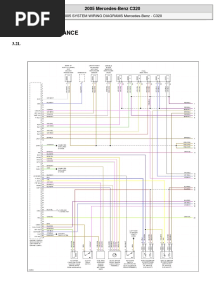 Mercedes C320 2005 - Controle Do Motor - Diagrama Elétrico