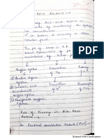 Acid Base Balance & Micturition Reflex