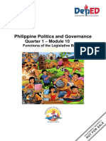 Philippine Politics and Governance: Quarter 1 - Module 10