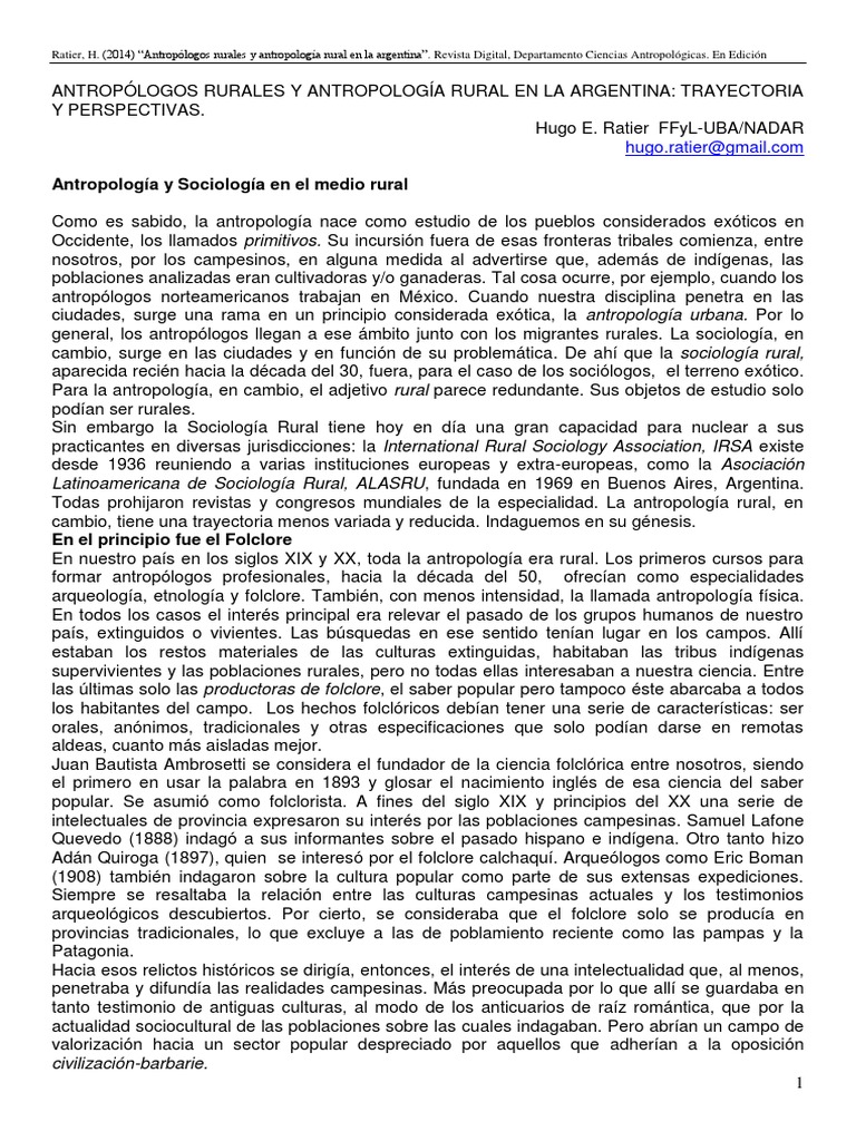 Ratier-ANTROPOLOGÍA RURAL EN ARGENTINA-revista Digital Dto. de Cs ...