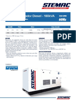 Diesel Generator Group - 180kVA Silenced Enclosed