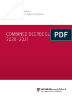 2020-2021 Combined Degree Guide