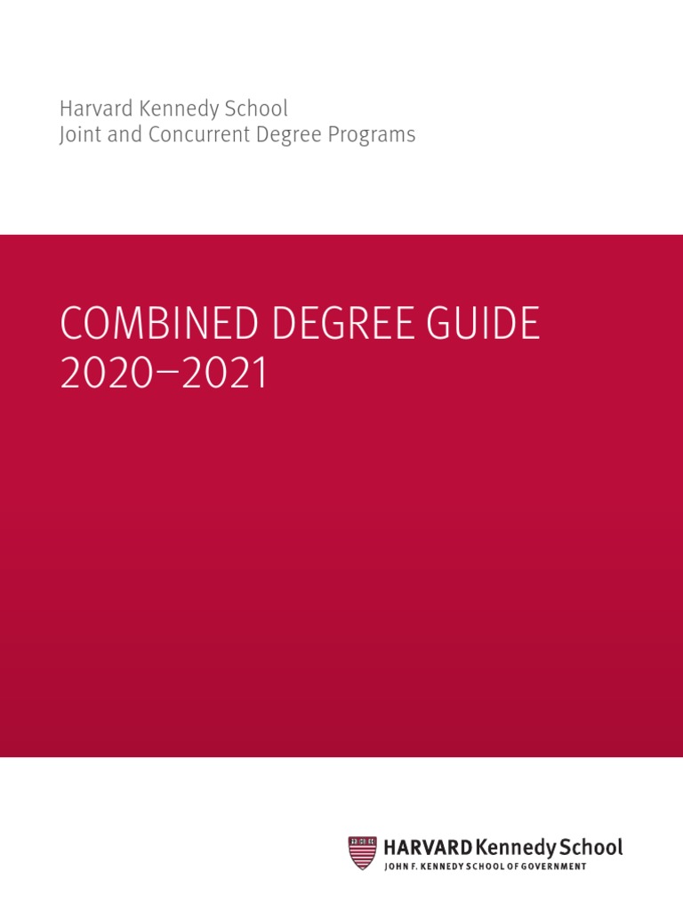 2020-2021 Combined Degree Guide | PDF | Academic Degree | Educational ...