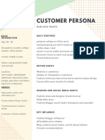 Customer Persona: Gabrielle Outfit