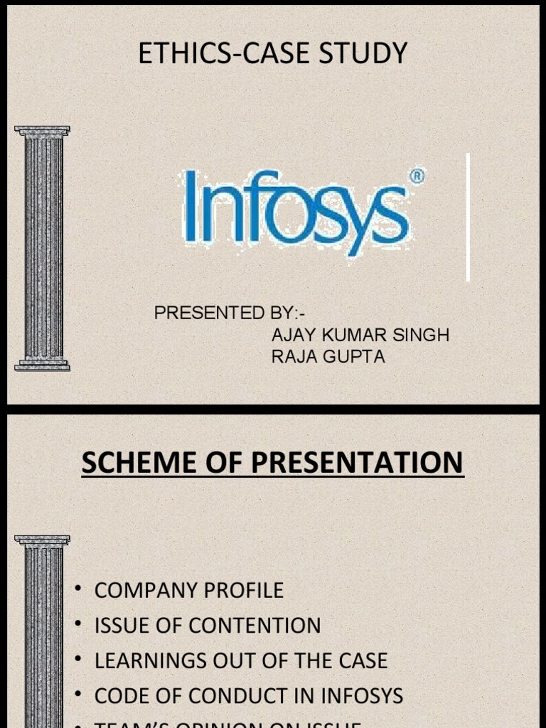 Infosys Ethics Case Study Analysis | PDF
