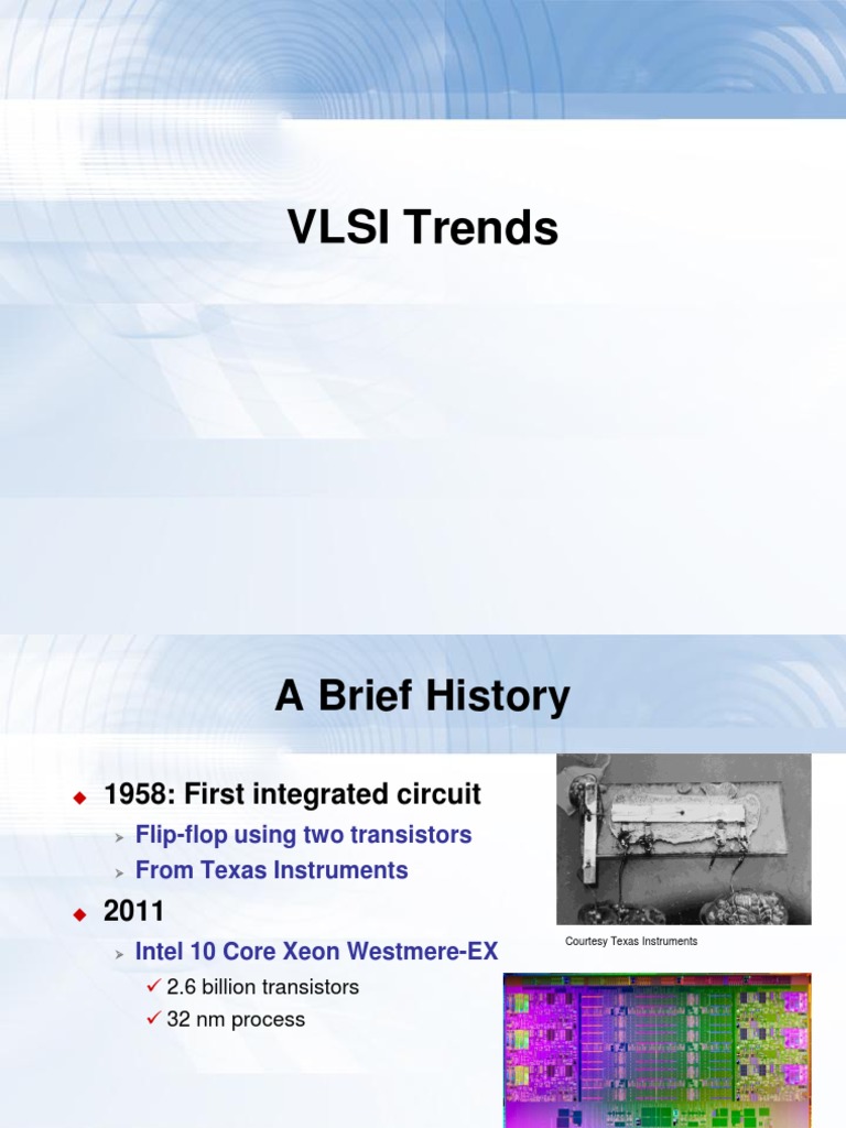 VLSI Trends | PDF | Multi Core Processor | Central Processing Unit