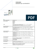 Product Data Sheet: Extended I/O Card - For ATV61/ATV71