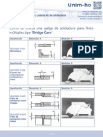 Itc Soldadura Iso 6520-1-501 Galga Medicion de Soldadura