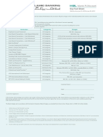 Key Fact Sheet (HBL Islamic PLS Account) - Jan 2019