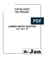 Catálogo de peças do Jumbo Matic Buster