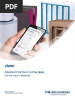 Freudenberg Filtration Technologies Product Catalog 2019-2020 January-2019-En