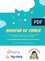 Ebook BRINCAR de COMER para Crianças de 1 A 3 Anos 1