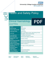 Clinical Haematology Health and Safety Policy