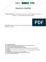 Relatório LCMI010 - Protocolo de Inserção de DIU No Pós-Parto Imediato