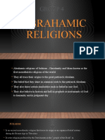 Abrahamic Religions: Group 4