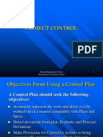 PROJECT CONTROL PLANNING