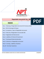 Negotiable Instruments Act Notes