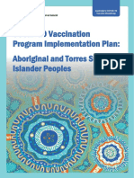 Covid 19 Vaccination Program Aboriginal and Torres Strait Islander Peoples Implementation Plan