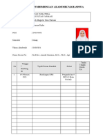 Formulir Pembimbingan Mahasiswa