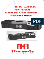 Lock-N-Load Hot Tub Sonic Cleaner: Instruction Manual