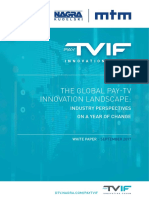 The Global Pay-Tv Innovation Landscape:: Industry Perspectives On A Year of Change