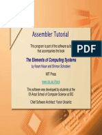 Assembler Tutorial Overview