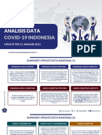 Analisis Data COVID-19 Mingguan Satuan Tugas PC19 Per 31 Januari 2021