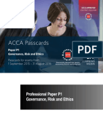 ACCA Passcards: Paper P1 Governance, Risk and Ethics