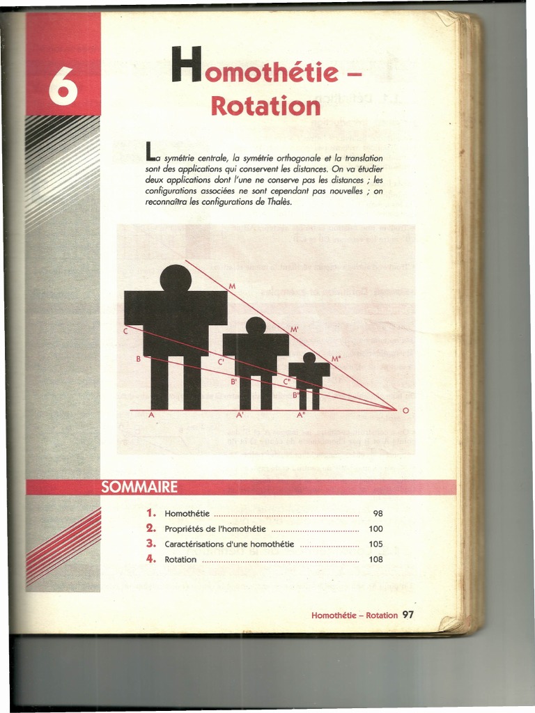6 Homothetie Rotation | PDF | Perpendicularité | Triangle