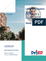 2020 Output 1 2020: LDM2 For Teachers LDM2 For Teachers