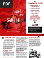 Legends of The Samurai - Bushido Handbook