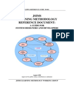 Jsims Learning Methodology Reference Document:: A Guide For System Designers and Developers