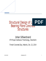 5018 - JOHAN SILWERBRAND - Structural Design of Load Bearing Fibre Concrete Structures