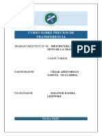 Trabajo Practico 6. Método Del Margen Neto de La Transaccion