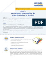 El Consumo Responsable de Electricidad en La Familia: 5. Grado: Comunicación