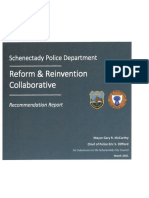 Schenectady PD Reform and Reinvention Report