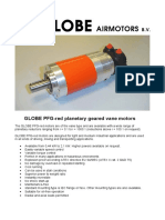 GLOBE PFG-red Planetary Geared Vane Motors