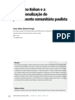 O sistema Koban e a institucionalização do policiamento comunitário paulista