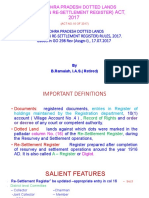 The Andhra Pradesh Dotted Lands (Updation in Re-Settlement Regiser) Act 2017